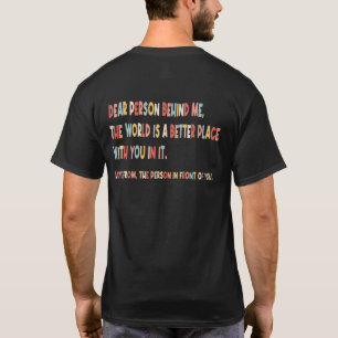 Camiseta Persona Inspiradora Detrás de Mí