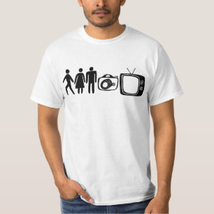 Camiseta Persona Mujer Cámara TV