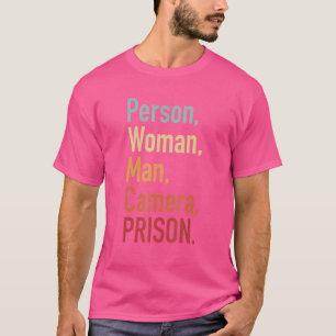 Camiseta Persona Mujer Hombre Cámara PRISIÓN 13