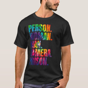 Camiseta Persona Mujer Hombre Cámara Prisión Tie Dye