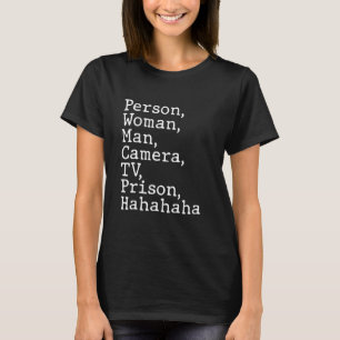 Camiseta Persona Mujer Hombre Cámara TV Prisión Jajaja 1