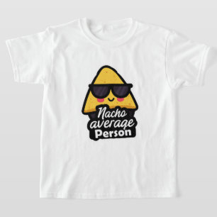 Camiseta Persona Nacho Promedio – Nachos Divertidos y Genia