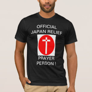 CAMISETA ¡PERSONA OFICIAL DEL REZO DEL ALIVIO DE JAPÓN!