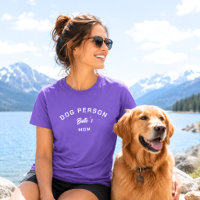Persona Perro Mamá Púrpura