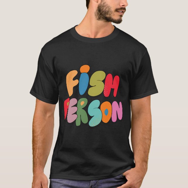 Camiseta Persona Pez (Versión B) (Anverso)