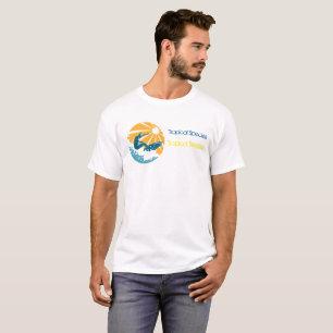 Camiseta Persona que practica surf/camisa del verano -
