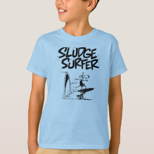 Camiseta Persona que practica surf de los jóvenes de la