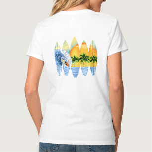 Camiseta Persona que practica surf y tablas hawaianas