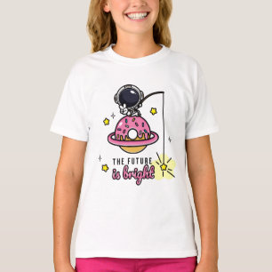 Camiseta Personaje Austronaut Estrellas Futuro Positivo