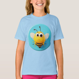 Camiseta Personaje de abeja de dibujos animados lindo