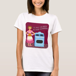 Camiseta Personaje de ama de casa Personalizado de rock y c
