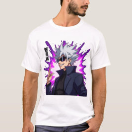 Camiseta Personaje de anime blanco-haitiano de Guay con gaf