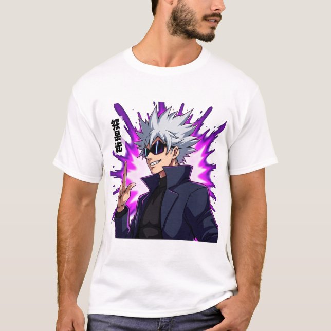 Camiseta Personaje de anime blanco-haitiano de Guay con gaf (Anverso)