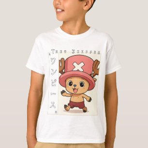 Camiseta Personaje de anime de reno lindo con medicina roja
