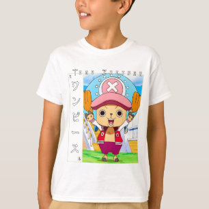 Camiseta Personaje de anime de reno lindo con medicina roja