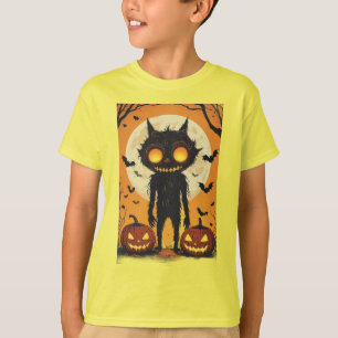 Camiseta Personaje de calabaza de Halloween con Jack O Lant