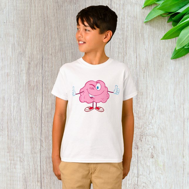 Camiseta Personaje de cerebro de dibujos animados divertido (Subido por el creador)