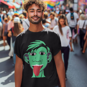 Camiseta Personaje de comedia de tipo medio humano/medio ex