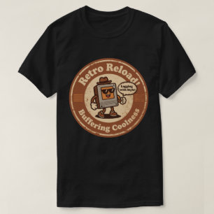 Camiseta Personaje de computadora de arte de píxeles "¡Rete
