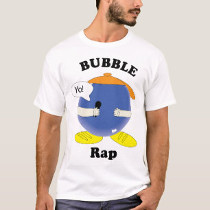 Camiseta Personaje de dibujos animados de burbuja divertida