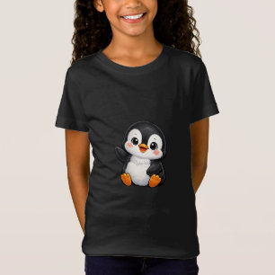 Camiseta Personaje de dibujos animados de pingüino bebé lin
