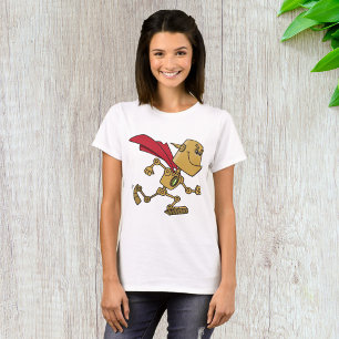 Camiseta Personaje de dibujos animados de robot superhéroe