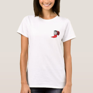 Camiseta Personaje de dibujos animados de rollo de película