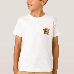 Camiseta Personaje de dibujos animados de taco surfista par