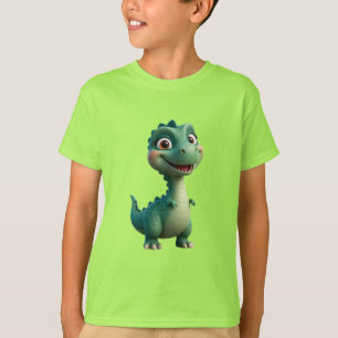 Camiseta Personaje de dinosaurio bebé para niños