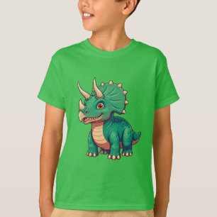 Camiseta Personaje de dinosaurio bebé para niños