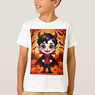Camiseta Personaje de Disfraz de Calabaza para Colección de