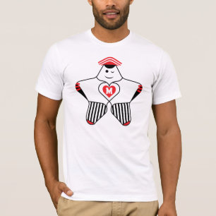 Camiseta Personaje de Estrella Juguetona con Corazón