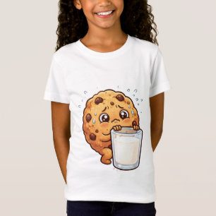 Camiseta Personaje de galleta de chocolate ansioso