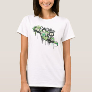 Camiseta Personaje de graffiti de linterna verde