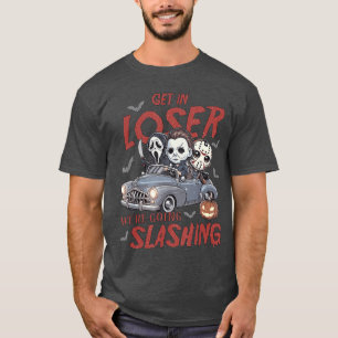 Camiseta Personaje de Halloween de terror, entra, perdedor,