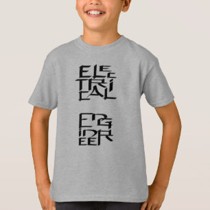 Camiseta Personaje de ingeniero eléctrico