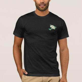 Camiseta Personaje de mascota de taco verde lindo caminando