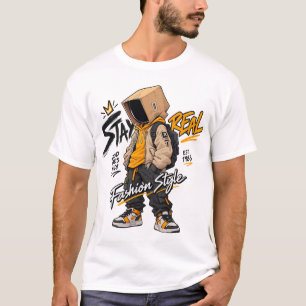 Camiseta Personaje de moda urbana streetwear – Graffiti gen