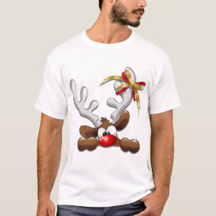 Camiseta Personaje de Navidades divertidos y desconcertados