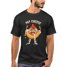 Personaje de rebanada de pizza Say Cheese