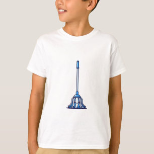 Camiseta Personaje de trapo Kawaii Azul Dibujos Animados Ni