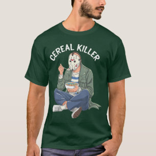 Camiseta Personaje enmascarado asesino de cereales desayuna