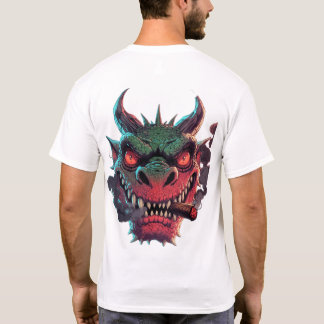 Camiseta Personaje gráfico de fantasía urbana con estilo