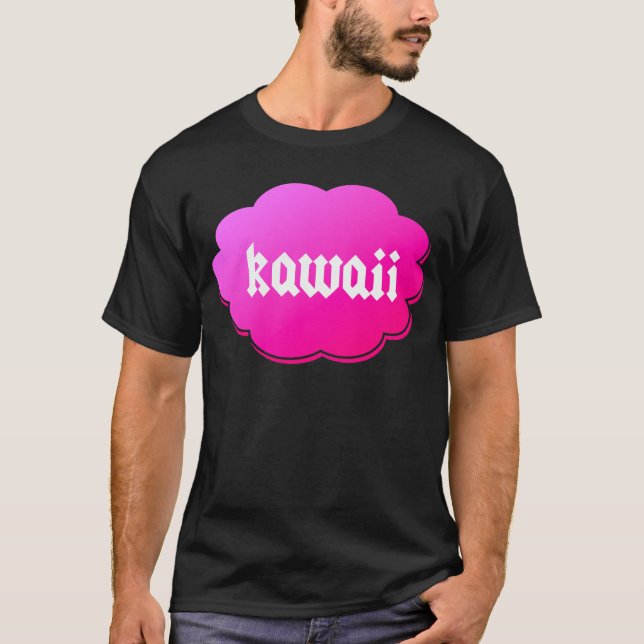 Camiseta Personaje Kawaii Dulce Minimalista (Anverso)