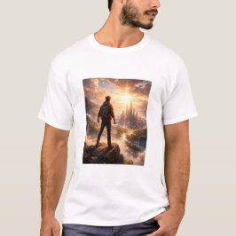 Camiseta Personaje Masculino Sci-Fi