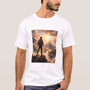 Camiseta Personaje Masculino Sci-Fi
