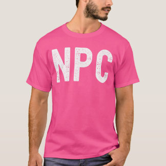 Camiseta Personaje No Jugador NPC Personaje Divertido NPC J