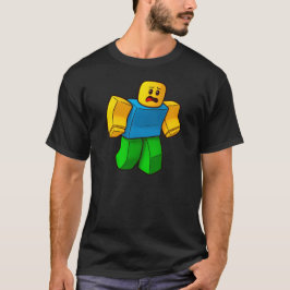 Camiseta Personaje Noob de Roblox para Gamer