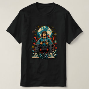Camiseta Personaje Retro de Fantasía para Jugadores