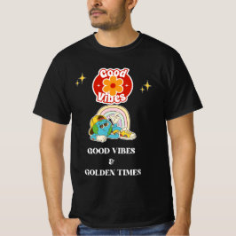Camiseta Personaje Retro Good Vibes Tierra